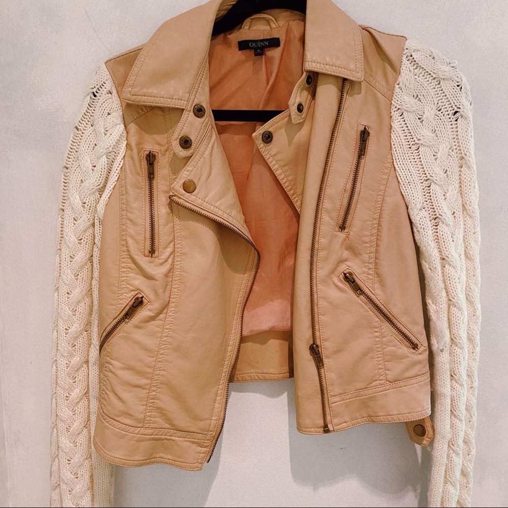 Quinn leather jacket